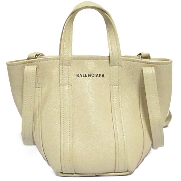 Balenciaga Beige Leather 2way Everyday Handbag - Picture 1 of 16